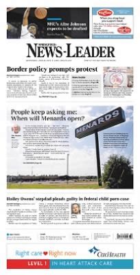 News leader spfd mo - Read the printed edition of the Springfield News-Leader, a daily newspaper serving southwest Missouri, on the web. Browse the latest news, sports, opinion, features and …